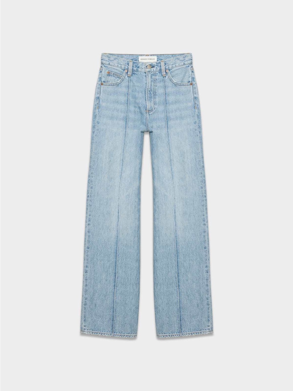 Aritzia Light Blue High-Rise wide leg